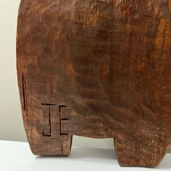 Vintage Hand Carved Wood Native American Indian Head Wall sculpture - Picture 6 of 12